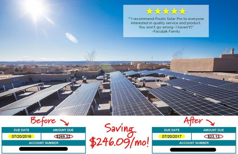Electricity Bill Before and After Solar Installation