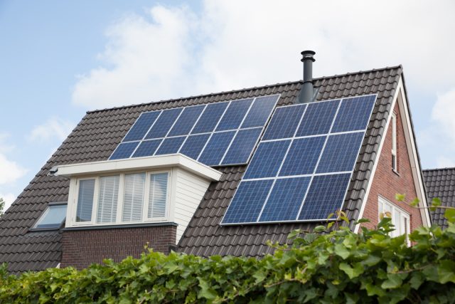 Solar Panels on house